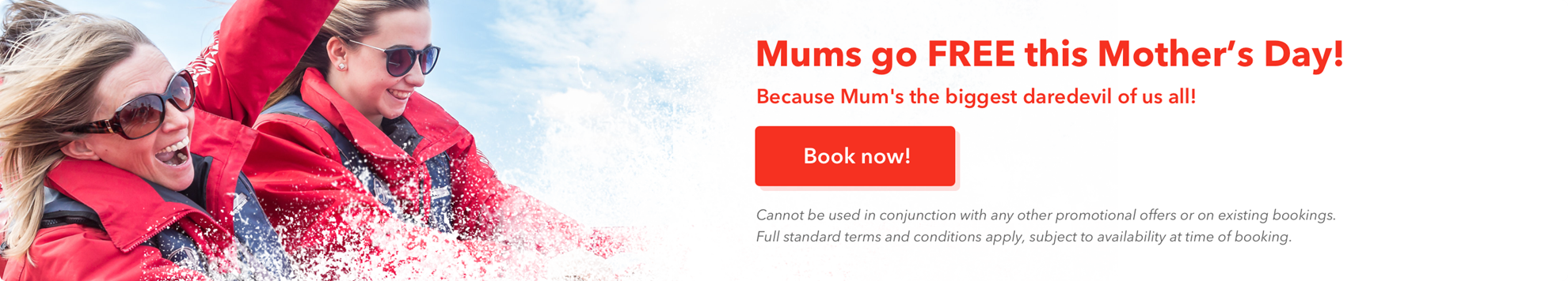 Mums go FREE this Mother’s Day!