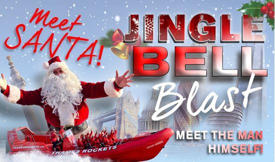 Thames Rockets Jingle Bell Blast Meet Santa Image