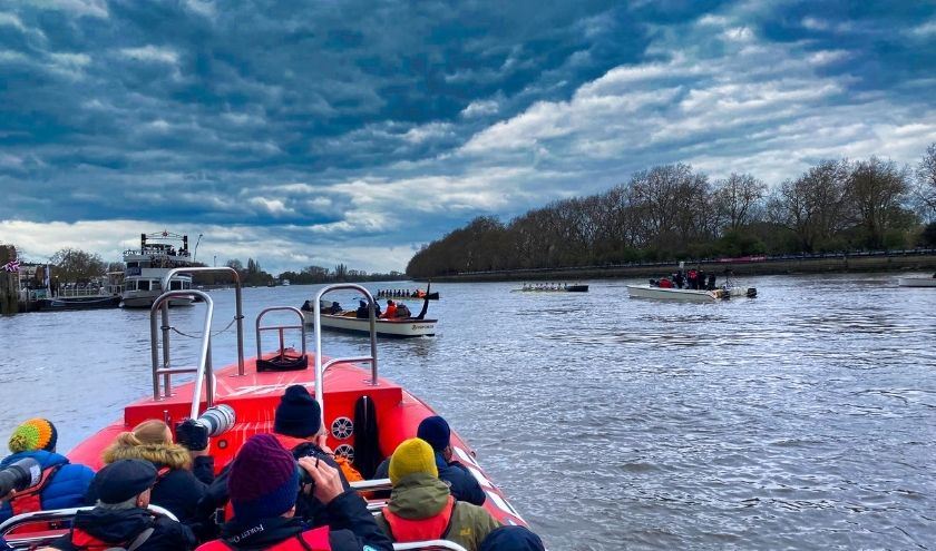 Thames Rockets Get Close To The Action At The 2022 Boat Race!