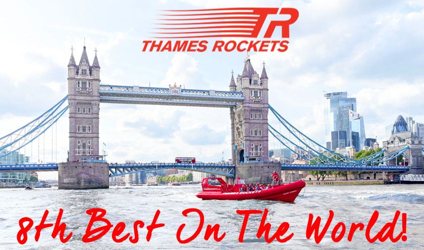 Thames Rockets Ranked 8th Best Experience In The World!