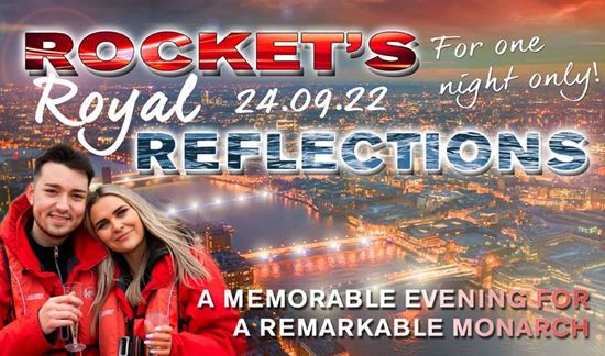 Rockets Royal Reflections. Flotilla Reflections. Platinum Jubilee. Things to do in London. river Thames