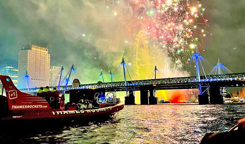 London New Year's Eve With Thames Rockets!