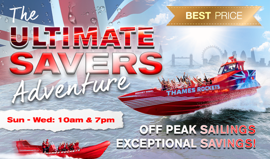 Ultimate Savers Adventure experience tile for Thames Rockets