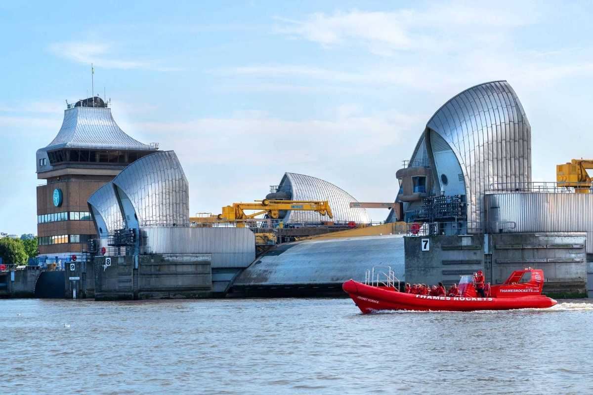 How to Get to the Thames Barrier by Boat with a High-Speed Twist