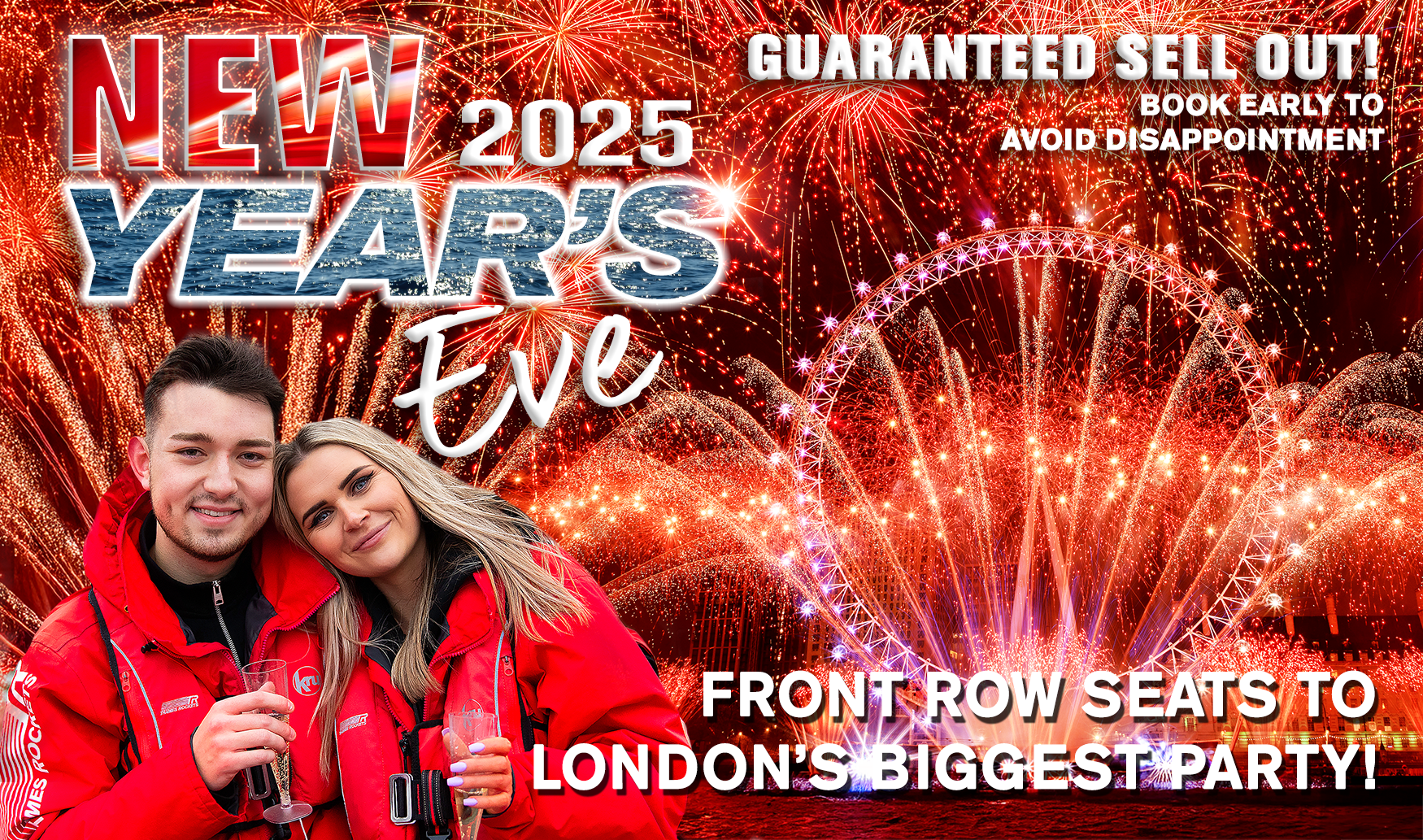 London Eye New Year's Eve Fireworks	