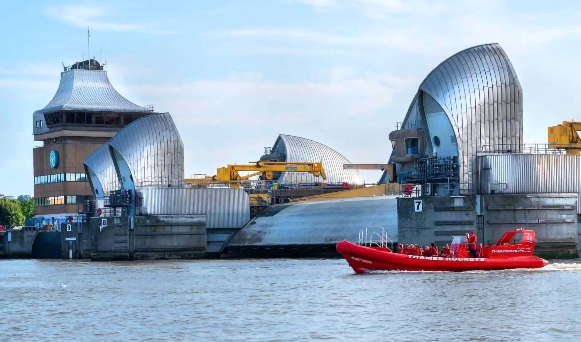 How to Get to the Thames Barrier by Boat with a High-Speed Twist