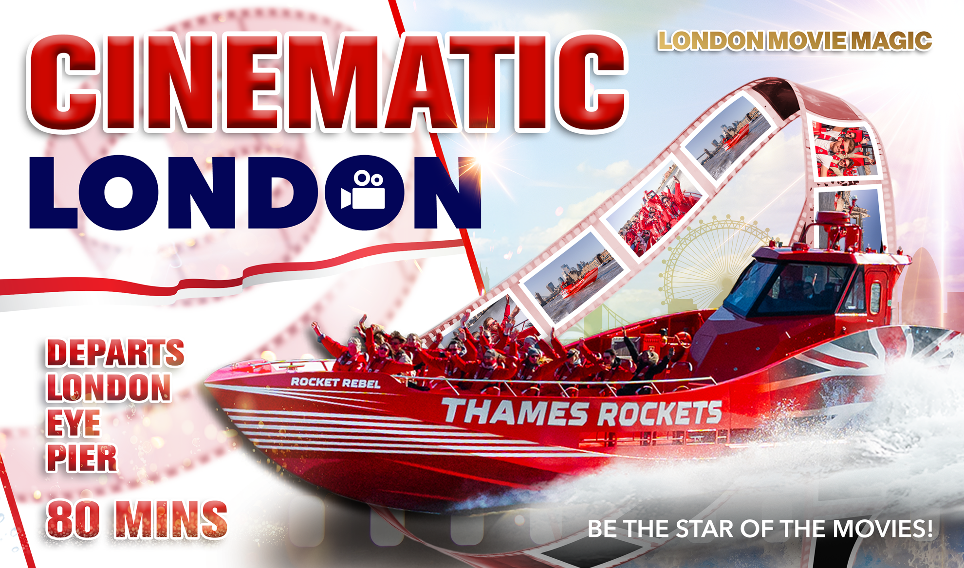 Movie Theme Speedboat Adventure London