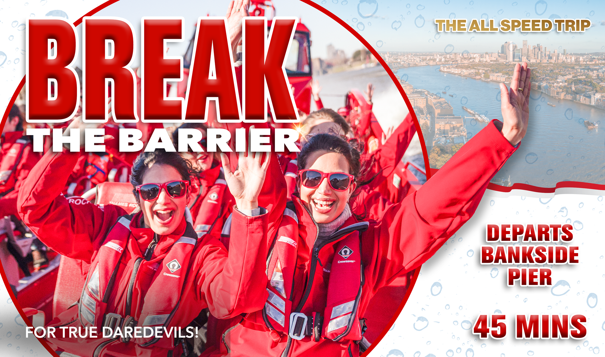 Thames Rockets Break the Barrier London Adenture